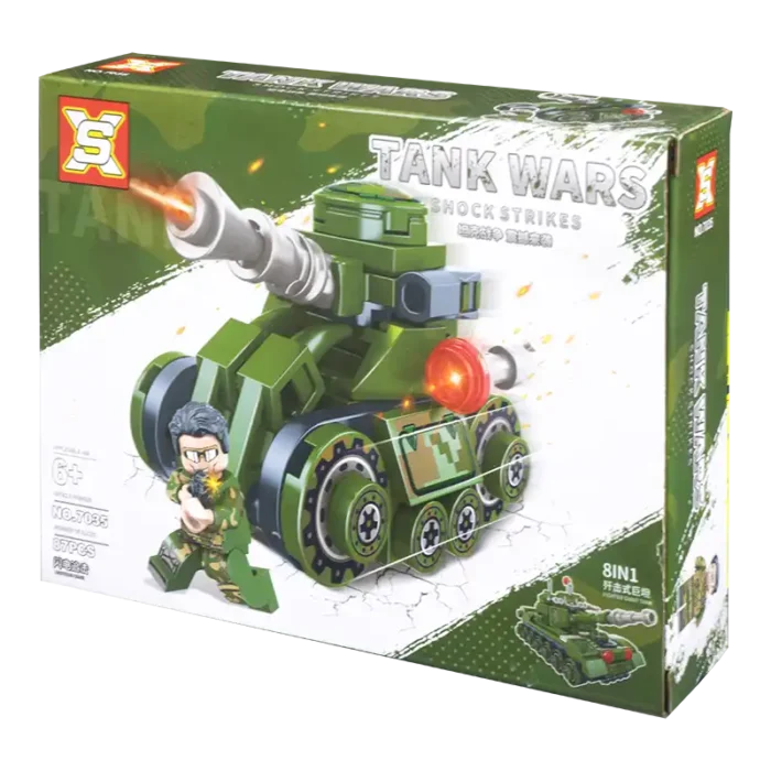 Конструктор-Tank Wars 4-Shock Wave-8 в 1