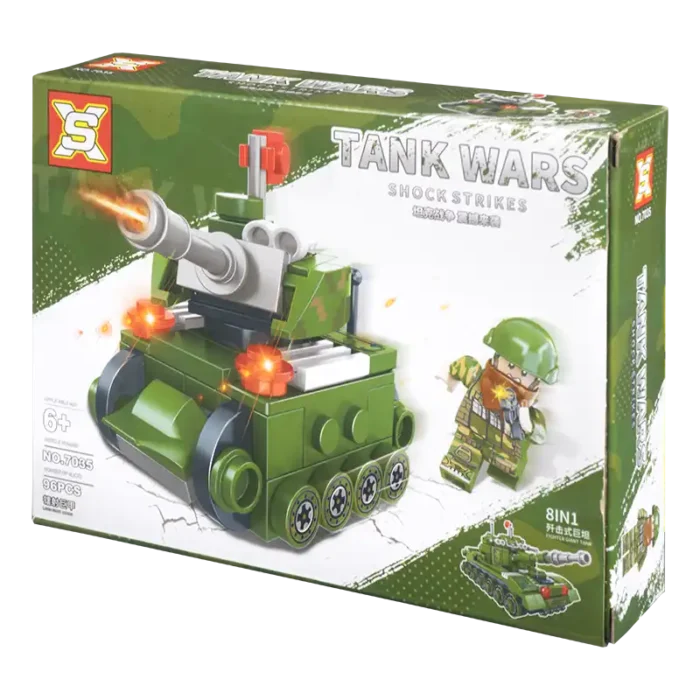 Конструктор-Tank Wars 6-Shock Wave-8 в 1