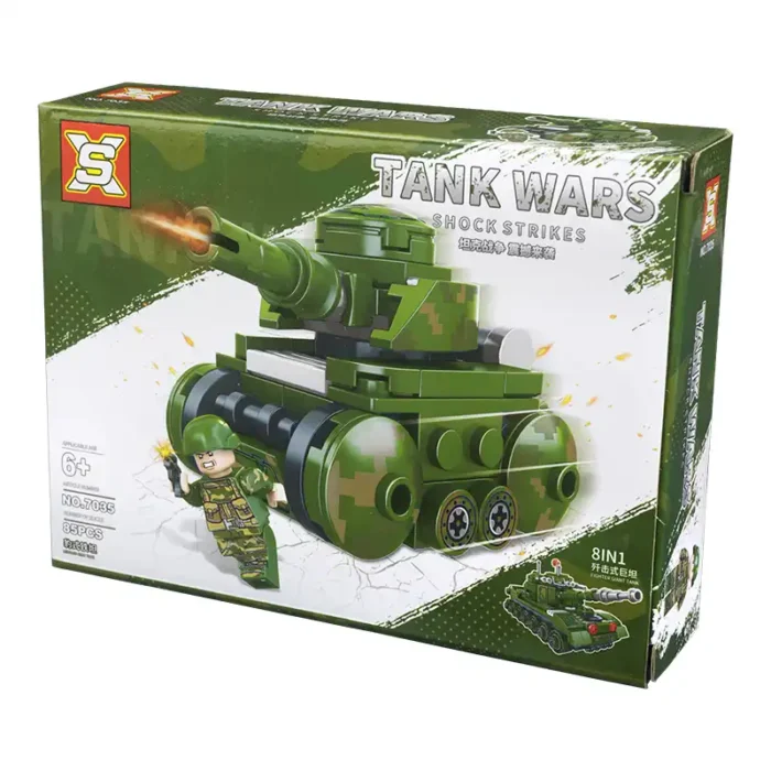 Конструктор-Tank Wars 8-Shock Wave-8 в 1