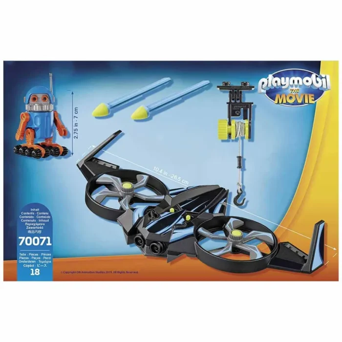 detski konstruktor Playmobil-robotitron s dron (3)