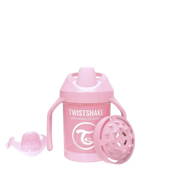 mini chasha s sheykar Twistshake 230 ml 4 mesetsa rozova (1)