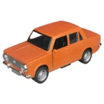 Метална количка-Lada 2101-1970-Pull Back-Оранжева