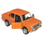 Метална количка-Lada 2101-1970-Pull Back-Оранжева-Детска количка