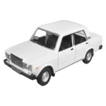 Метална количка-Lada 2101 от 1970-Бял-Pull Back