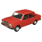 Метална количка-Lada 2101 от 1970-Червен-Pull Back