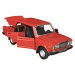 Метална количка-Lada 2101 от 1970-Червен-Pull Back-Детска количка