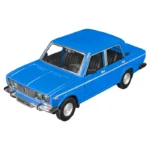 Метална количка-Lada 2101 от 1970-Син-Pull Back