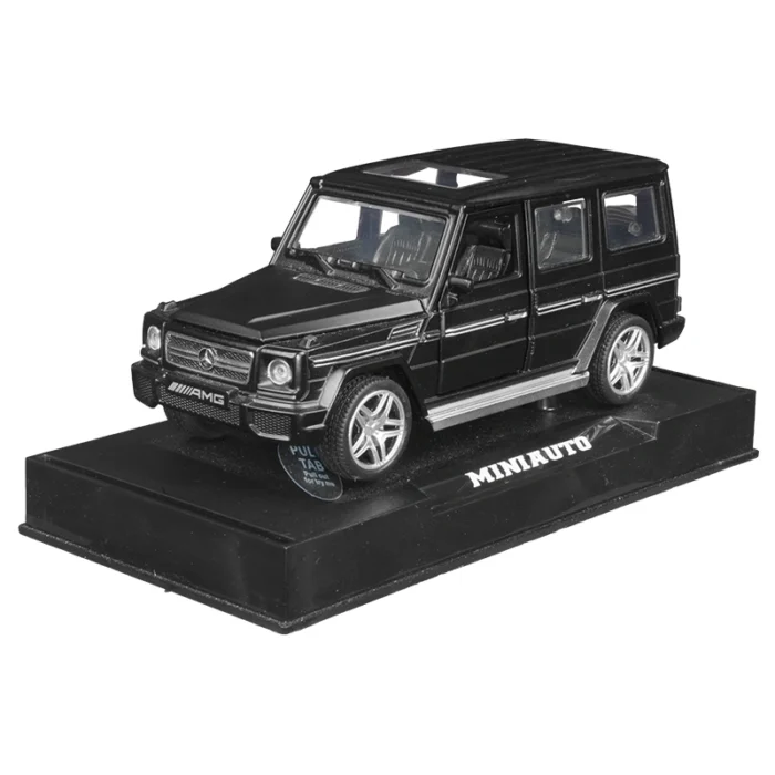 Метална количка-Mercedes G65-Черен-Pull Back