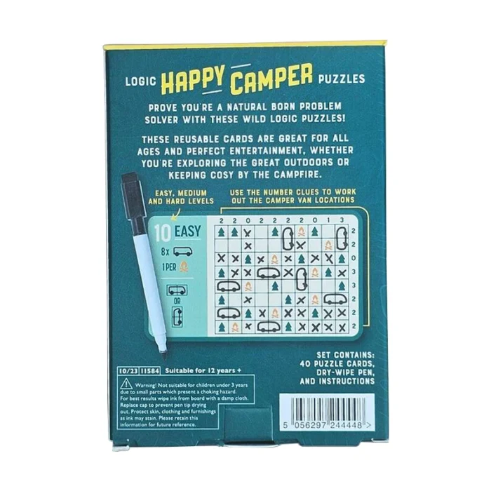 Логическа игра с карти-Happy Camper-Professor Puzzle-Кутия