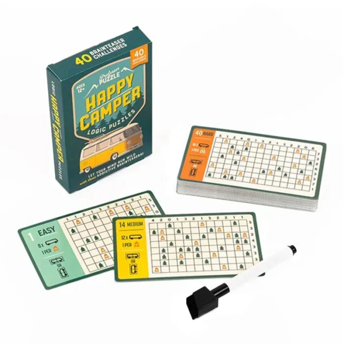 Логическа игра с карти-Happy Camper-Professor Puzzle-настолна игра