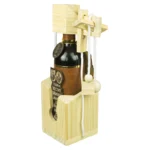 Дървена Логическа игра-Wine Bottle Puzzle-3D Пъзел-дървена игра